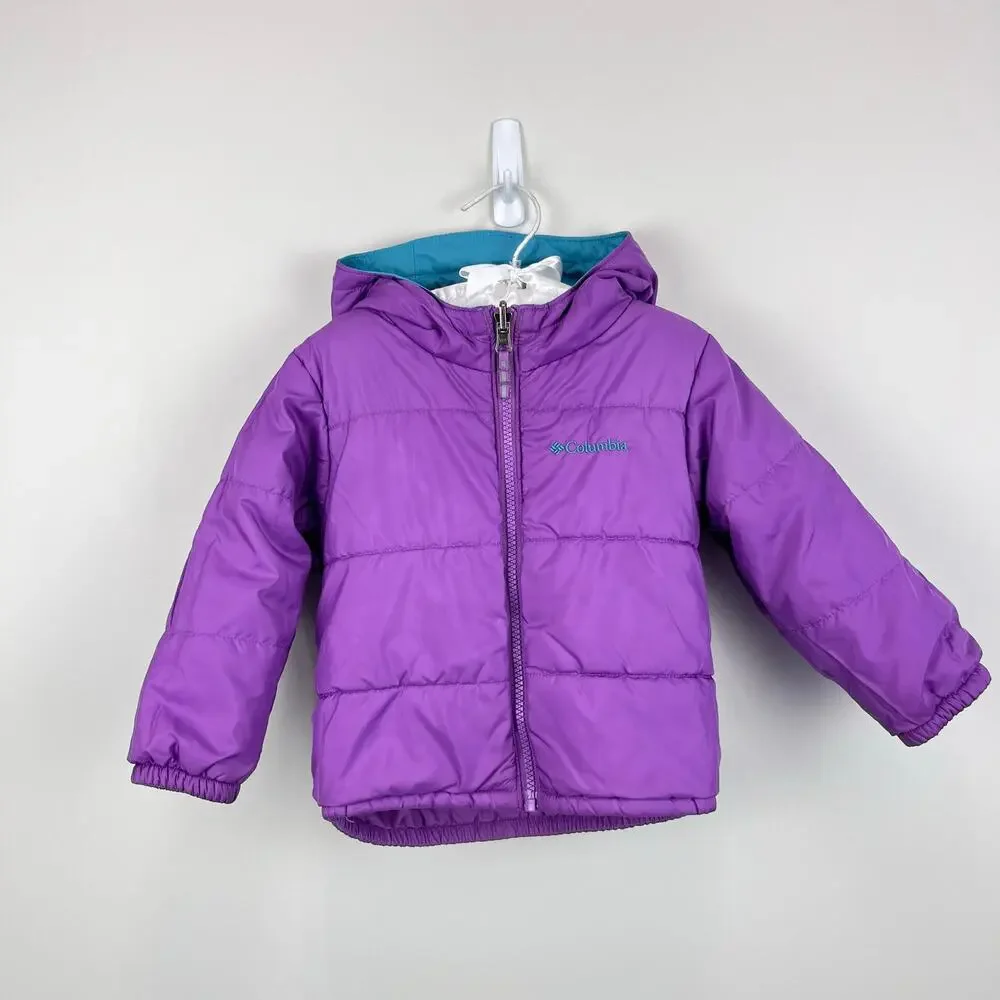 Columbia Girls Reversible Double Flake II Snow Jacket 2T